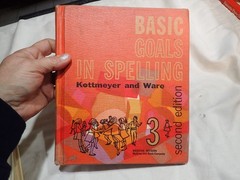 1964 Basic Goals in Spelling 3, 2nd Edition Webster Edition – ex school book
