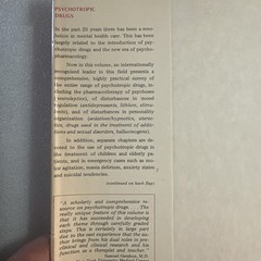 Psychotropic Drugs- A Guide For The Practitioner