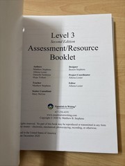 Lot 3 EIW Essentials in Writing Level 3 Assessment Student Book Teacher Handbook