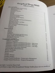 Occupational Therapy Toolkit Cheryl Hall OT Rehab Workbook 2013 630pp UNUSED