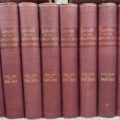 Library of Ancient and Modern Literature 1896 Volumes 1 to 30 Complete Set