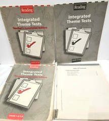 Houghton 1st Grade Reading INTEGRATED THEME TESTS Teacher & Blackline 1.1-1.5