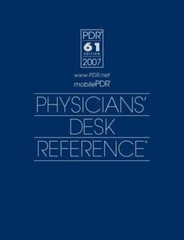 Physicians’ Desk Reference 2007 by PDR Staff