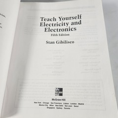 Teach Yourself Electricity and Electronics 5th Edition Book Stan Gibilisco