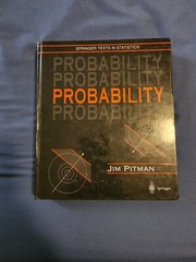 Springer Texts in Statistics Ser.: Probability by Jim Pitman (1993, Hardcover)