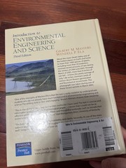 Introduction to Environmental Engineering and Science by Gilbert Masters and…