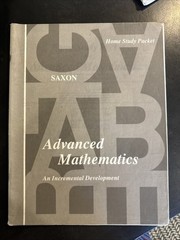 Saxon Advanced Mathematic Set Of 4 Books