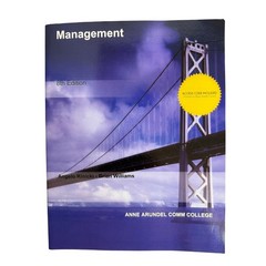 Management 8th Edition Textbook Anne Arundel Comm College Angelo Kinicki