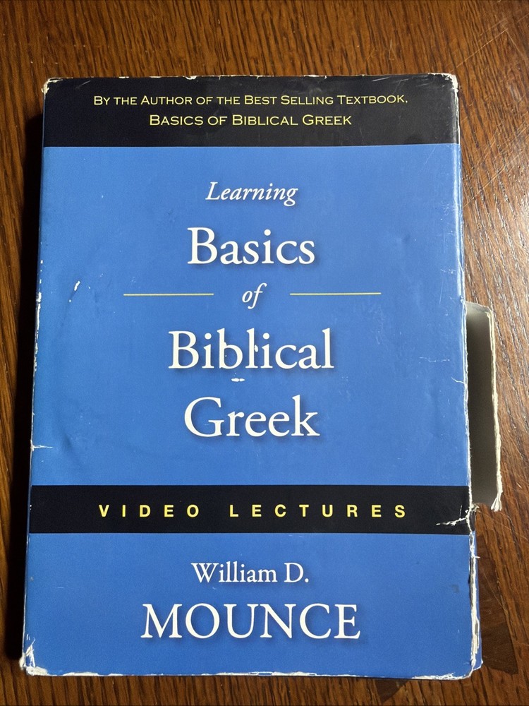 Basics of Biblical Greek Video Lectures by William D. Mounce (2013, DVD)