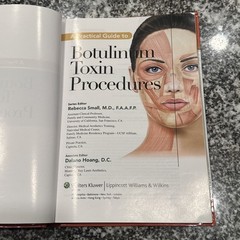 Practical Guide to Botulinum Toxin Procedures Dalano Hoang Hardcover Good Used