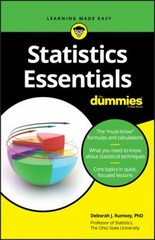 Statistics Essentials For Dummies Paperback Deborah J. Rumsey