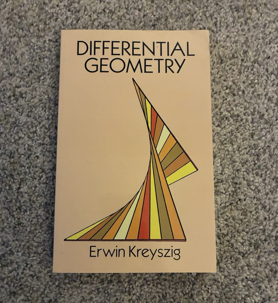 Erwin Kreyszig Differential Geometry Dover Paperback 1991 Unabridged 352p