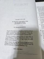 Emanuel Law Outlines for Torts by Steven L. Emanuel 1994 Softcover