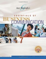 Essentials of Business Communication by Guffey