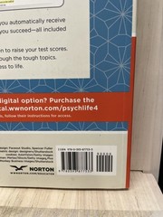 Psychology in Your Life by Sarah Grison and Michael Gazzaniga 2022 4E Paperback