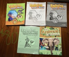 Abeka Exploring God’s World Science Set Answer Key Test Animal Notebook