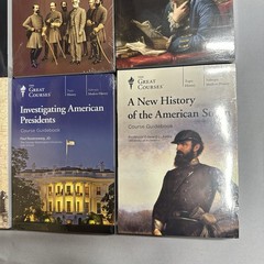 Great Courses Modern History DVD & Book Lot 8 Ben Franklin Robert E Lee Hitlers