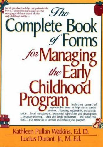 Complete Book of Forms for Managing the Early- 087628232X, spiral-bound, Watkins
