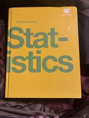 Introductory Statistics by OpenStax by Susan Dean and Barbara Illowsky
