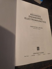 Engineering Electromagnetics Hardcover Constantine A. Balanis