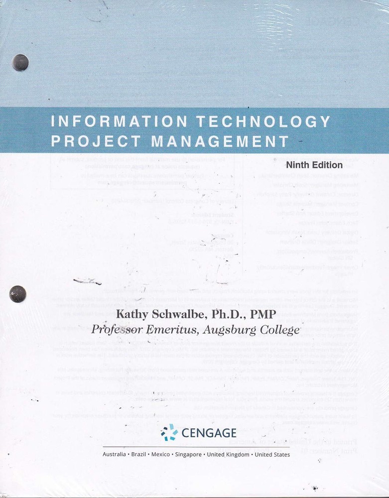 Information Technology Project Management, Loose-leaf Version (MindTap Course