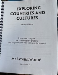 My Father’s World Exploring Countries & Cultures Teacher’s Manual Homeschool EUC