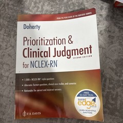 Prioritization and Clinical Judgment for NCLEX-RN® by F.A. Davis Company and…