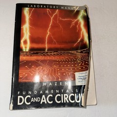 Fundamentals of Dc and Ac Circuits Lab Manual Mark Hazen 1990 Paperback