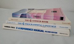 Lot of 4 – Vintage C Programming Language Books – Computing Learning UNIX