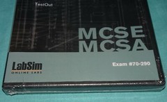 MCSE MCSA LabSim for MANAGING microsoft windows server 2003 environment 70-290