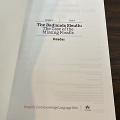 Amplify Core Knowledge Gr 5 Unit 9 Reader The Badlands Sleuth