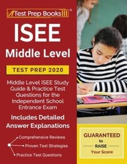 ISEE Middle Level Test Prep 2020: Middle Level ISEE Study Guide & Pr – VERY GOOD