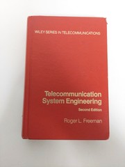 Telecommunication System Engineering 2nd Edition – Wiley Series Book R. Freeman