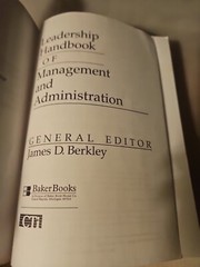 Vintage 1997 “Leadership Handbook of Management & Administration” James Berkley