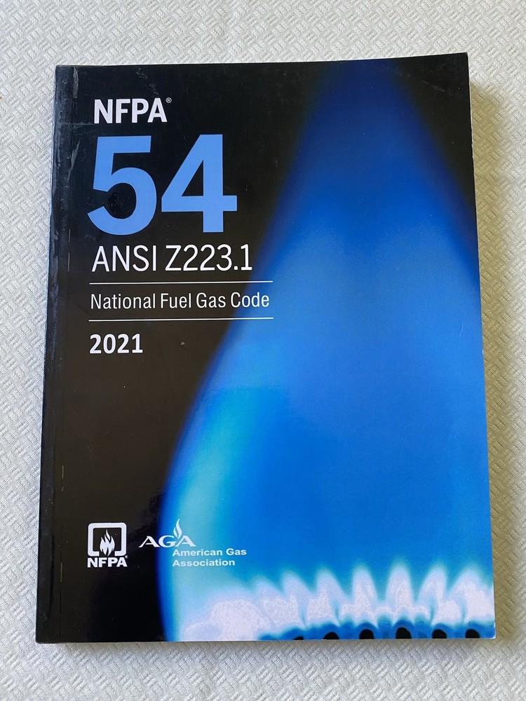 NFPA 54 ANSI Z223.1 National Fuel Gas Code 2021 Paperback USA STOCK FREESHIP
