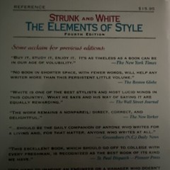 Used Book The Elements Of Style 4th Ed by William Strunk Jr. & E.B. White