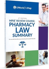 UWorld RxPrep Law Summary for MPJE 8th Edition