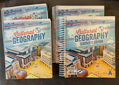 BJU Homeschool Cultural Geography, 4th Edition, Text, Teacher’s Manuals, Answers