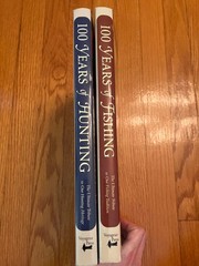 100 Years of Hunting & Fishing two book bundle hardcover used Voyageur Press