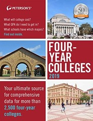 FOUR-YEAR COLLEGES 2019 (PETERSON’S FOUR YEAR COLLEGES) *Excellent Condition*