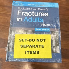Wolters Kluwer Rockwood and Green’s Fractures in Adults 10th Ed Vol 1-2 Set
