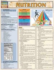 Nutrition (Quick Study Health) – Cards, by BarCharts Inc. – Good