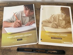 Well-Trained Mind Press First Language Lessons Level 3 Textbook & Workbook