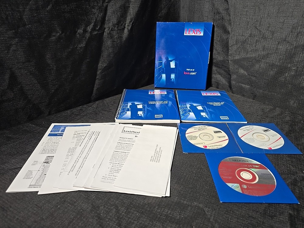 Arizona Lexis Nexis Primary Law On Disc CD User Guide LexisNexis AZ 2001 2002