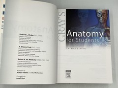 Gray’s Anatomy For Students 3rd Ed Drake Vogl Mitchell Elsevier ACCESS CODE