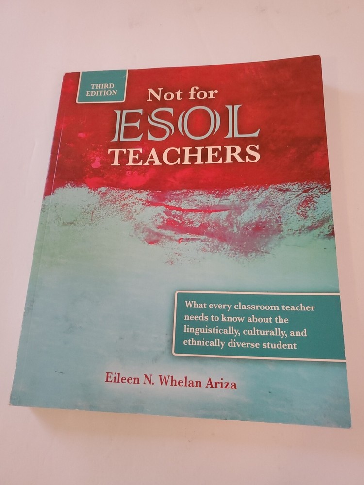Not for ESOL Teachers – Paperback By ARIZA EILEEN – VERY GOOD