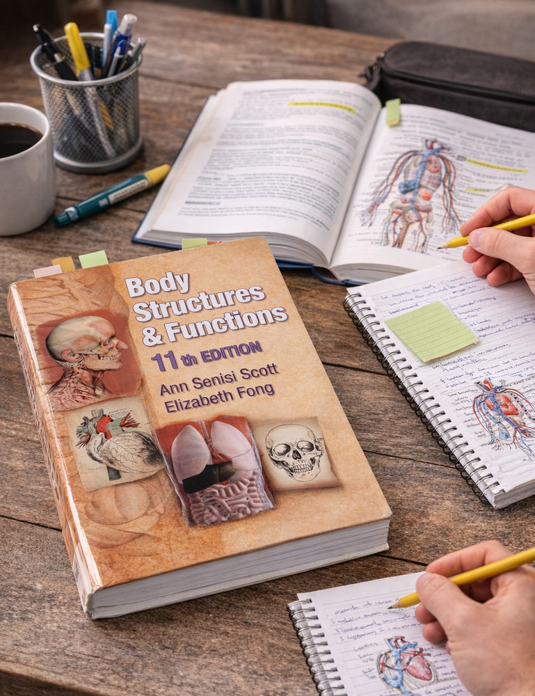Body Structures & Functions 11th Edition Anatomy Textbook Scott Fong CNA Nursing