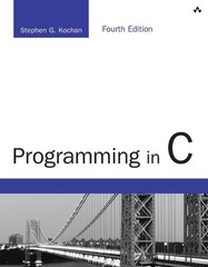 Programming in C (Developer’s Library)