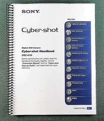 Sony DSC-H10 Handbook Manual: Full Color 123 Pages & Protective Covers!