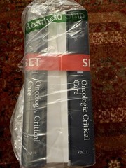 Oncologic Critical Care 1st ed 2020 3 Volume Set Volumes 1, 2, 3 Nates and Price